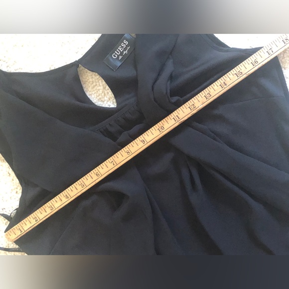 Guess sequin / chiffon blouson mini dress - Picture 13 of 16